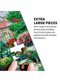 - 300 Piece Jigsaw Puzzle, Large Ez Grip Shapes, Mountain Hideaway, Fun For Adults, Seniors, Family, Kids, Non-Glare Finish, 18"X24" - pzsku/Z69F3C124D928E82C63BAZ/45/_/1734347892/ff3bf557-40ca-45e6-bac2-81e637e324c5