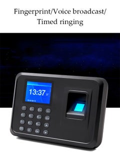 DUNISO Intelligent Biometric Fingerprint Password Attendance Machine, Employee Sign-In Recorder, Clock-In Machine, Employee Intelligent Fingerprint Sign-In Reporting Machine, Attendance Clock  - Image 3