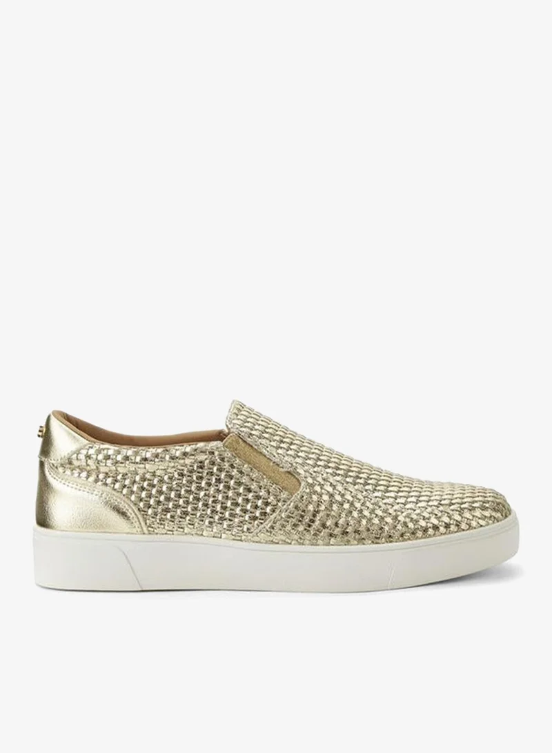 Celeste GOLD Women Textured Slip-On Sneakers for Women | Best Price UAE