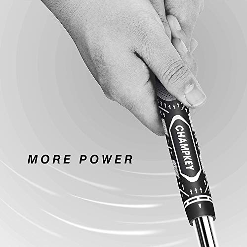 CHAMPKEY Premium Hybrid Golf Grips 13 Pack with All Repair Kits - All Weather Performance Golf Club Grips - High Traction and Control Half Corded Golf Grips for Men(Black,Midsize) - Image 5