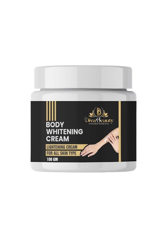 Diva Beauty Body Whitening Cream/Natural White Light Body Cream For Women and Men (100 Gm) - Image 1
