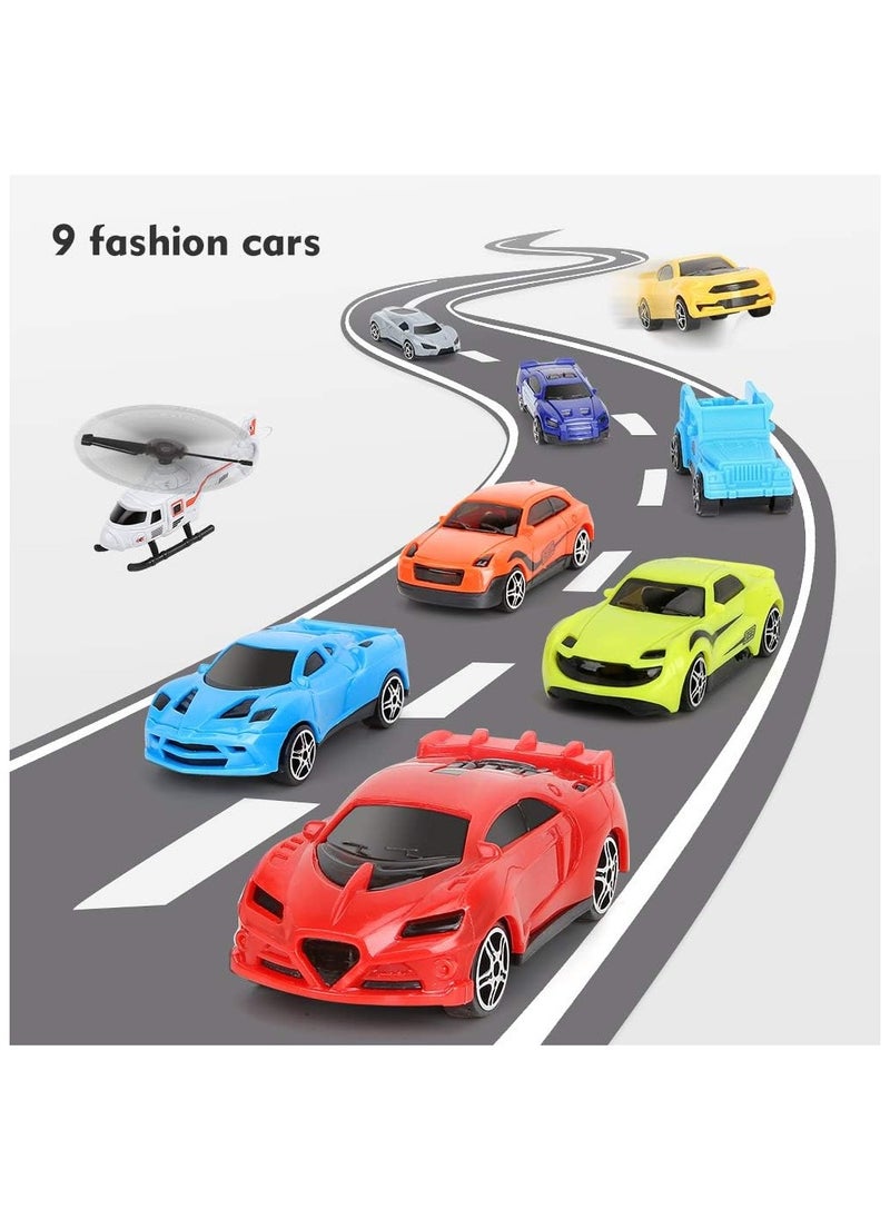 كول بيبي ألعاب الطائرات حاملة الطائرات لعبة طائرات الهليكوبتر مجموعة ألعاب مسار السيارة ألعاب طائرة شحن للأطفال محاكاة النقل مواقف السيارات  - Image 3