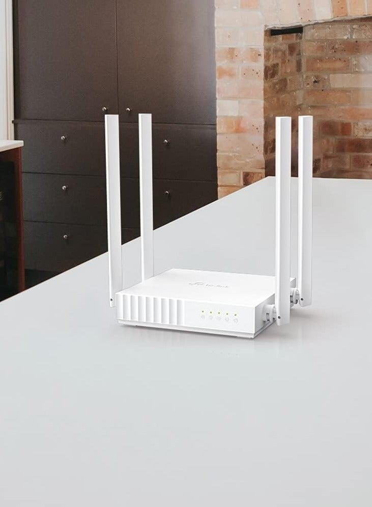 Archer C24 AC750 Dual Band Wireless Router, 4 External Antennas, 1 WAN+4 LAN Ports, Multi-Mode 3 in 1, Parental Controls White - Image 3