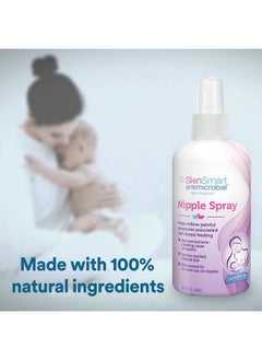 SkinSmart Antimicrobial Skinsmart Nipple Relief Spray For Breastfeeding Naturally Soothing Lanolinfree Made With 100% Natural Ingredients (Hocl) 8 Ounce Spray  - Image 3