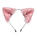 SMILETERNITY Handmade Fox Wolf Cat Ears Headwear Costume Accessories for Halloween Christmas Party Pink - Image 3