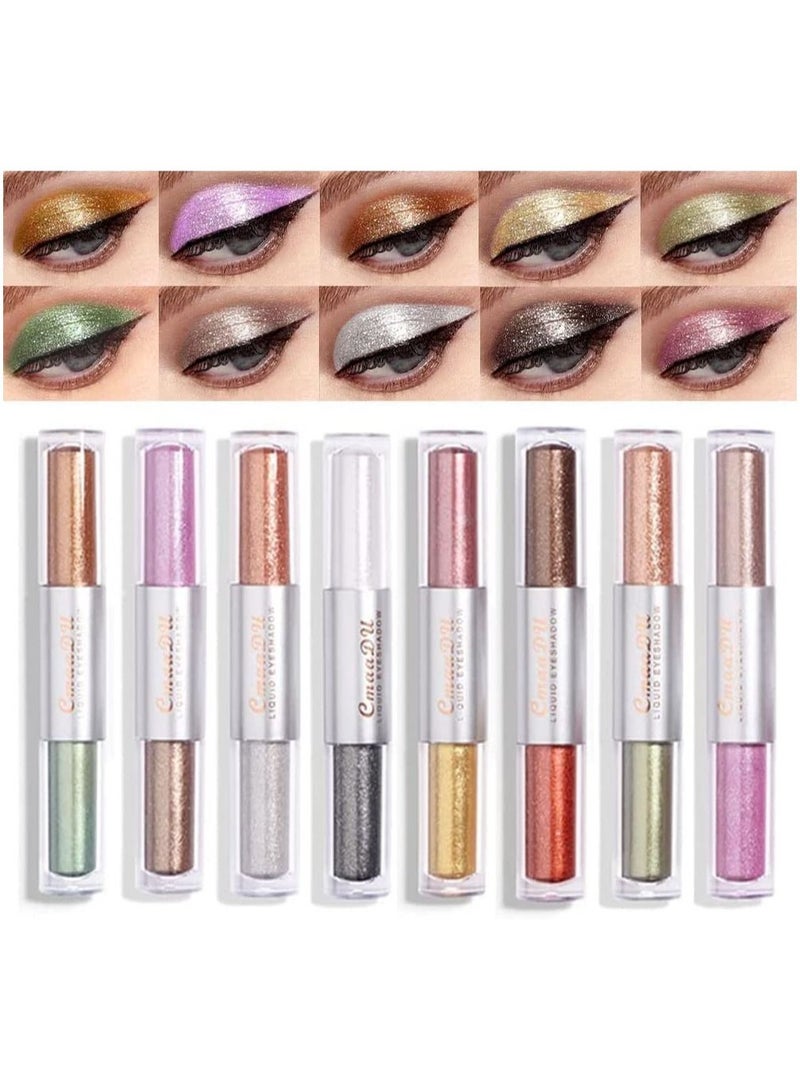 SYOSI 16 color waterproof liquid eye shadow flash eye shadow set eye shadow liquid makeup palette set - Image 1