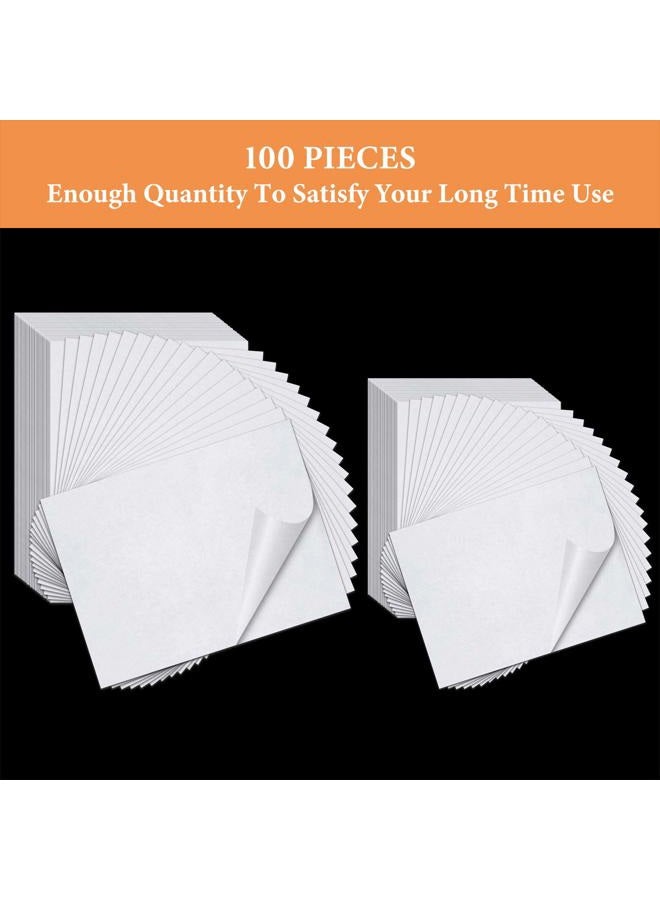 Patelai Diamond Painting Release Paper 16 x 12 cm and 15 x 10 cm Diamond Painting Cover Replacement Double-Sided Non-Stick Cover Replacement 5D Diamond Painting Accessories Tool for Adult Kids (100) - Image 3