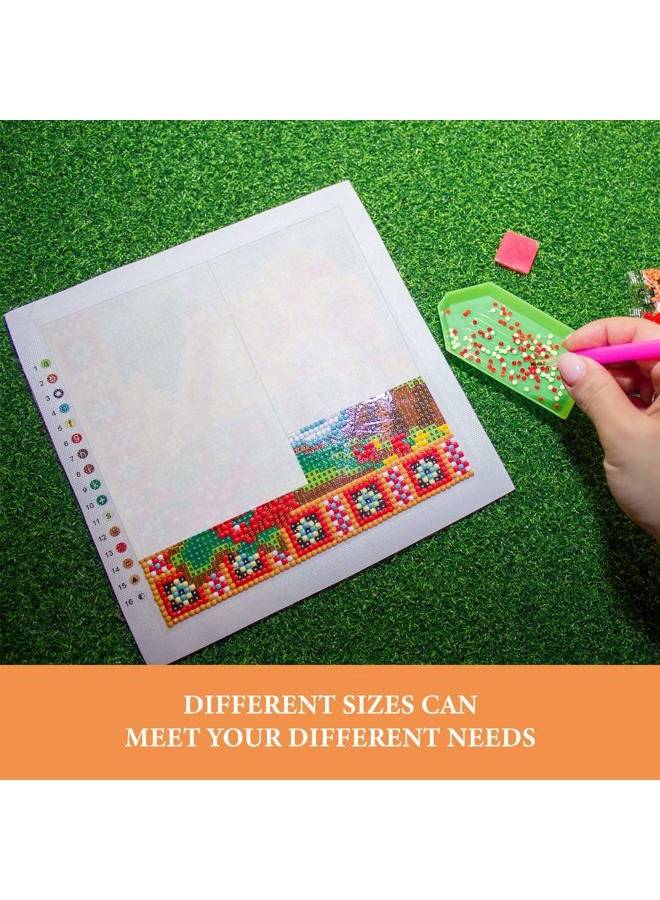 Patelai Diamond Painting Release Paper 16 x 12 cm and 15 x 10 cm Diamond Painting Cover Replacement Double-Sided Non-Stick Cover Replacement 5D Diamond Painting Accessories Tool for Adult Kids (100) - Image 2