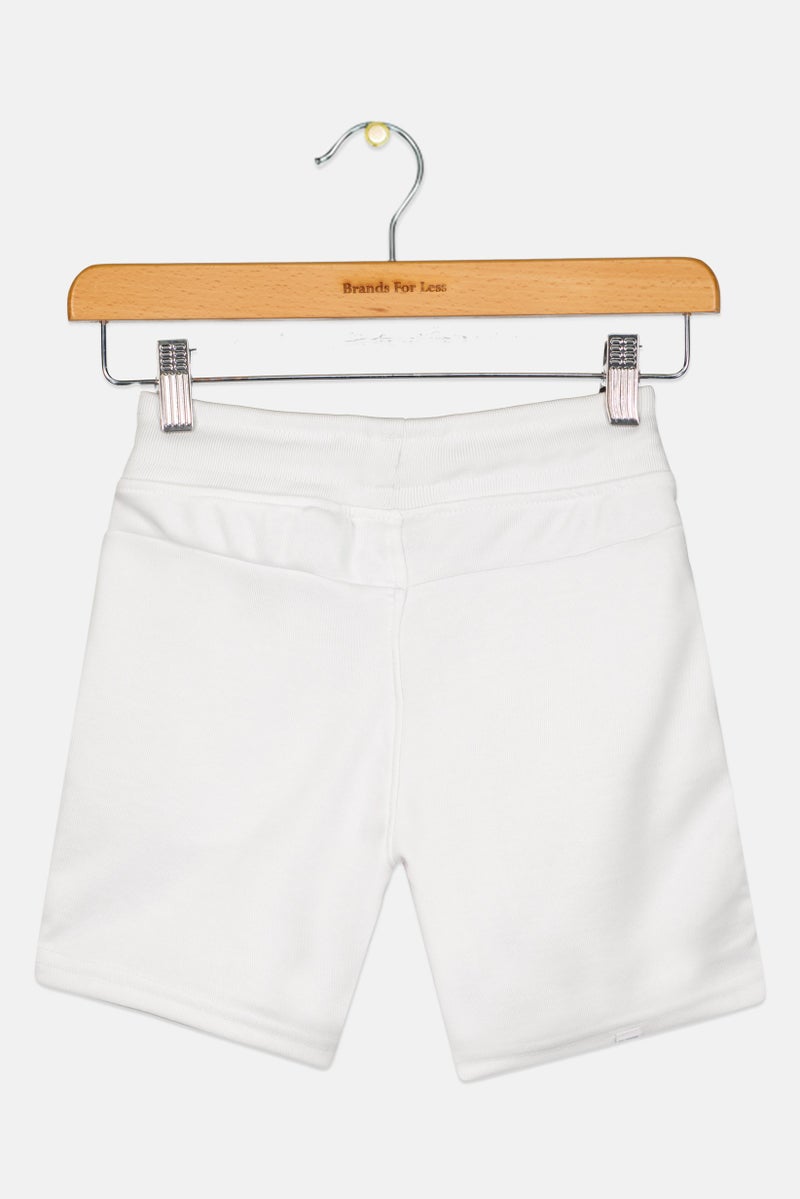 MESSI Kids Boy Sportswear Fit Football Shorts, White - Image 3