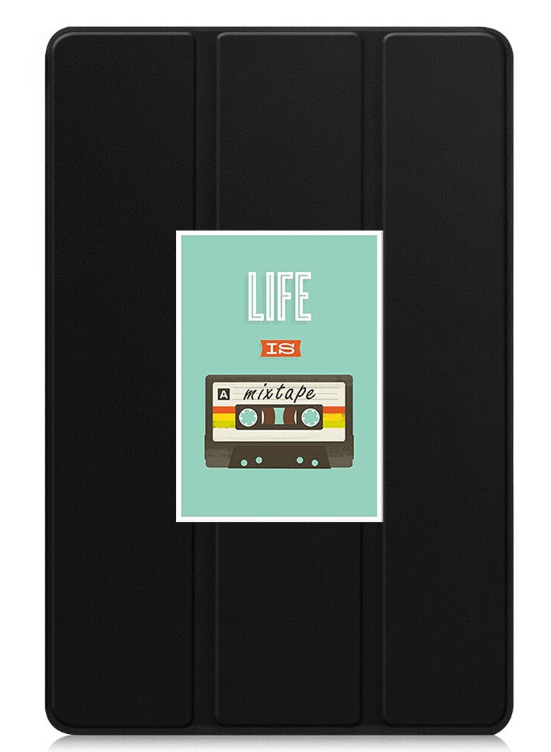 Theodor Protective Flip Case For Xiaomi Pad 7 & Xiaomi Pad 7 Pro With Trifold Stand Auto Wake Sleep Shockproof Cover - Life is a Mixtape - Image 1