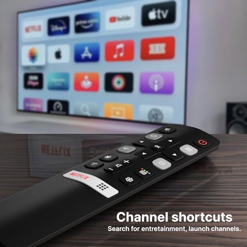 ZdalaMit Original Remote Control Compatible with TCL Tv Remote Original RC802V Model Suitable for Any Iffalcon TCL Smart Android 4k FHD QLED Television No Voice Command or Google Assistance Feature - Image 4
