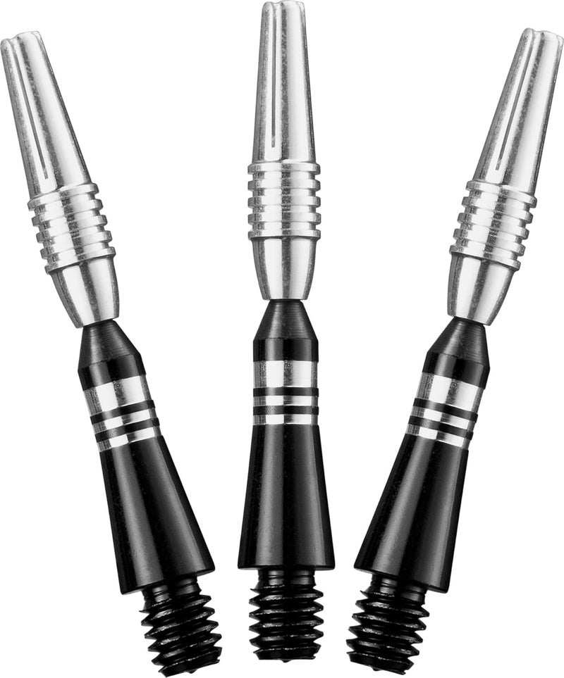 Viper by GLD Products Aluminum Spinster Yukon Shaft Black Aluminum Spinster Yukon Dart Shaft, Short (SH), Black, 3 Pack, Short (SH) - 1.5" (35-5203-01) - Image 1