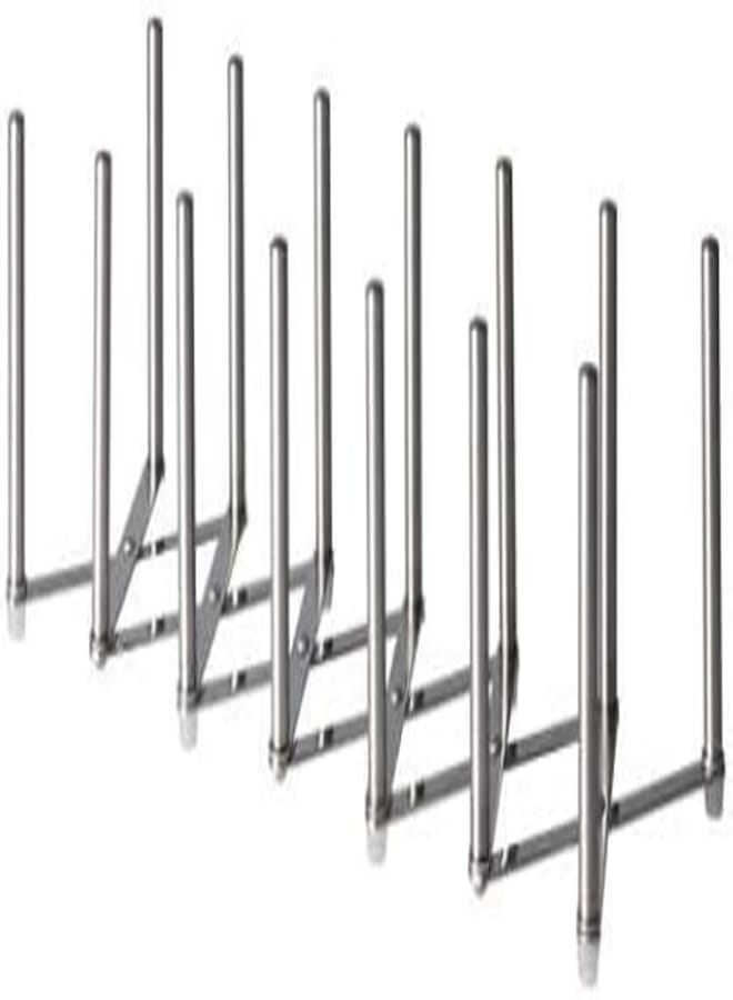 VARIERA Pot lid organiser, stainless steel
