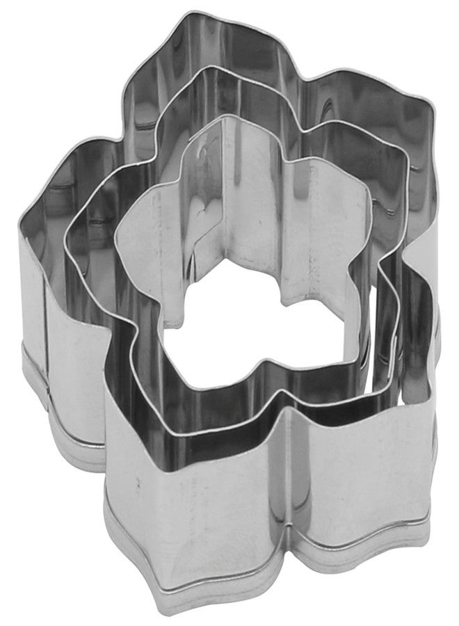 IShang Stainless Steel Petunia Petals Fondant Cutters Set, Flower Shaped Cookie Cutter Molds for Baking DIY (Set of 3 pcs) - Image 3