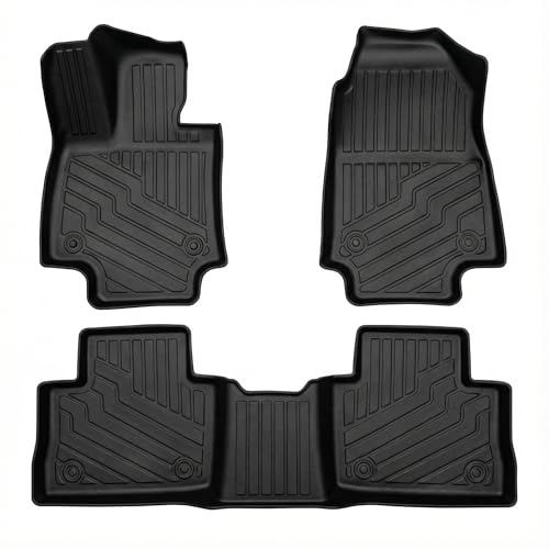 Aiqiying RAV4 Floor Mats Compatible with 2025 2024 2023 2022 2021 2020 2019 Toyota RAV4All Weather Protection Waterproof Durable AntiSlip Odorless Customfit TPE Floor Liner Front and Rear Row Set - Image 1