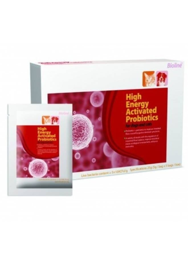Bioline بروبيوتيك نشط من بيولين للكلاب والقطط 25 جرام