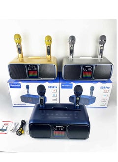 SDRD Karaoke System with Dual UHF Wireless Microphones – Bluetooth & Multi-Port PA Speaker for Adults & Kids – AUX/USB/Type-C/TF Support – Ideal for Home Parties, Events & Outdoor Fun  - Image 5