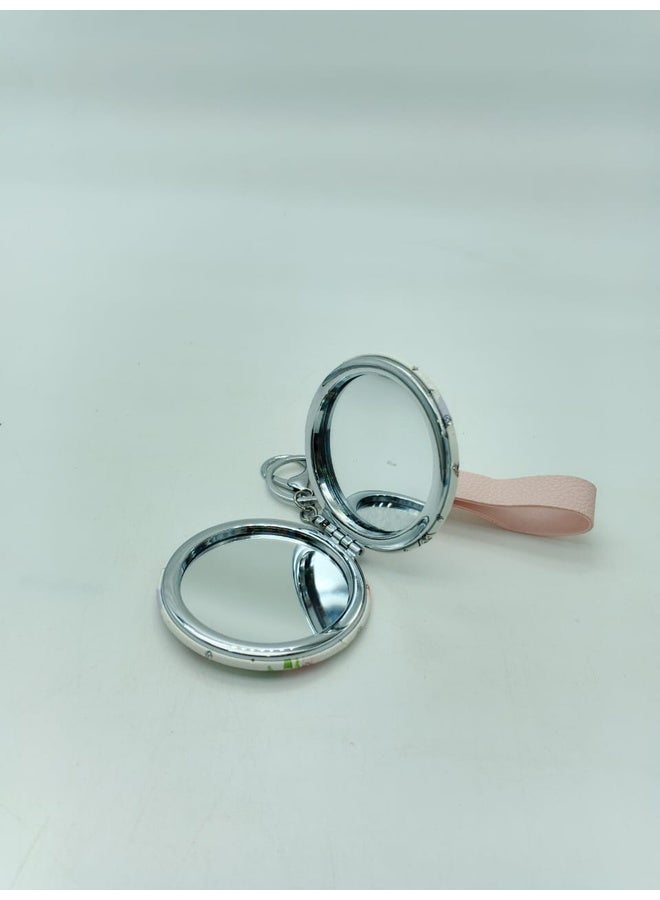 Genaric مرآة يدوية أنيقة مع أحجار الراين - Image 2