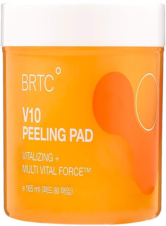 BRTC V10 Peeling Pad | Daily Peeling with Vitamin and PHA | Korean Skincare (80 Pads, 165 ml, 5.07oz) - Image 1
