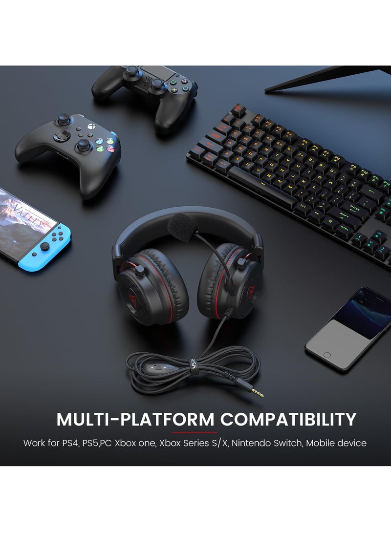 EKSA E900 Professional Gaming Headset For PS4/PS5/XOne/XSeries/NSwitch/PC -wired - Image 5