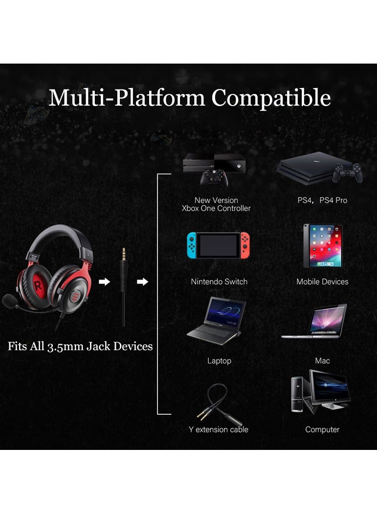 EKSA E900 Professional Gaming Headset For PS4/PS5/XOne/XSeries/NSwitch/PC -wired - Image 4