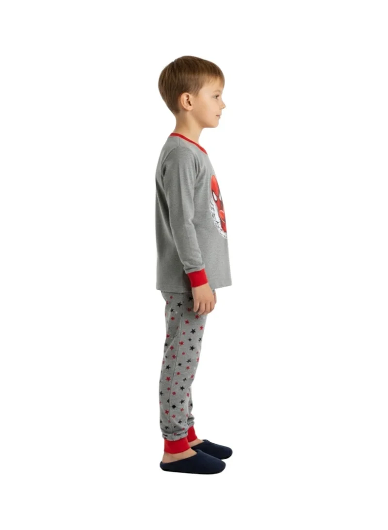 بيداني Boys' Heroic Spider Pajama Set - Long Sleeve