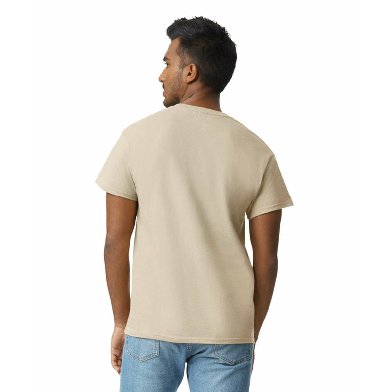 Gildan Adult Ultra Cotton T-Shirt, Style G2000, Multipack, Sand (3-Pack), Medium - Image 4