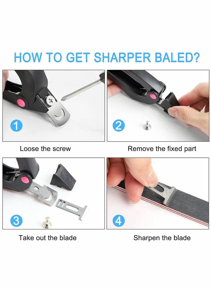 Generic - Adjustable Acrylic Nail Clipper - Stainless Steel Nail Tip Cutter with Recycling Feature, Ideal for Trimming Artificial Nails and Toe Nails for Professional Manicure Projects. - Image 1