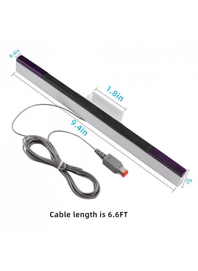 Xahpower Sensor Bar for Wii, Replacement Wired Infrared Ray Sensor Bar for Nintendo Wii and Wii U Console - Image 4