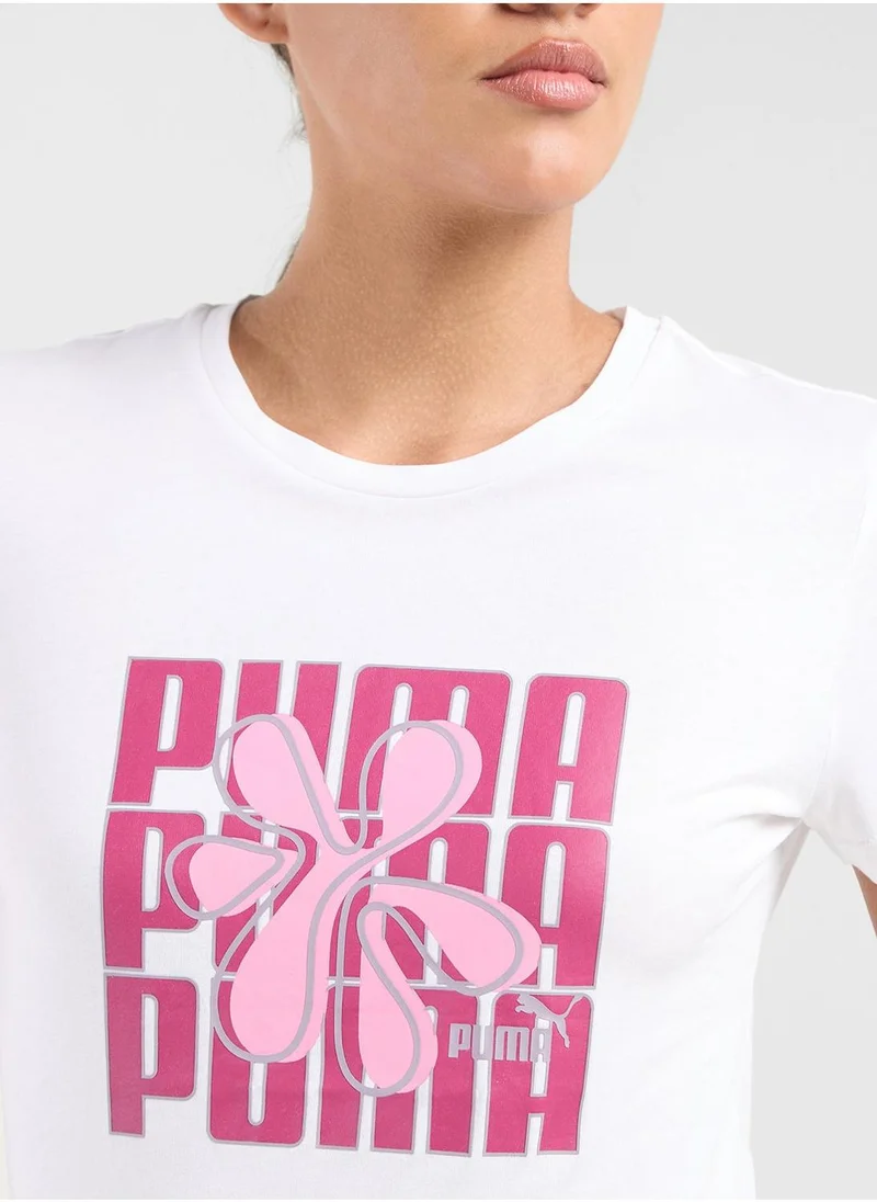 PUMA Graphic Wording T-Shirt