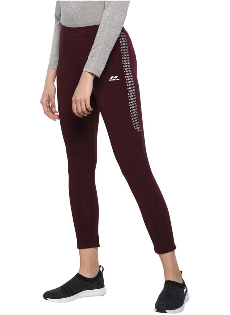 Nivia NEO-5 Track Pant | Size: Small | For Men & Boys | Material: Polyester | Stretchable Fabric Compression | Embossed Textured Stripes | Enhance the Performance  - Image 4