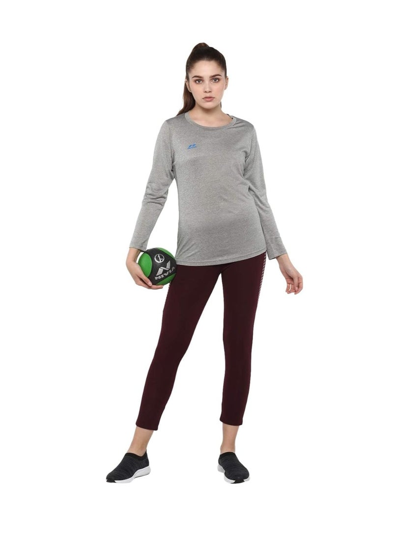 Nivia NEO-5 Track Pant | Size: Small | For Men & Boys | Material: Polyester | Stretchable Fabric Compression | Embossed Textured Stripes | Enhance the Performance  - Image 1