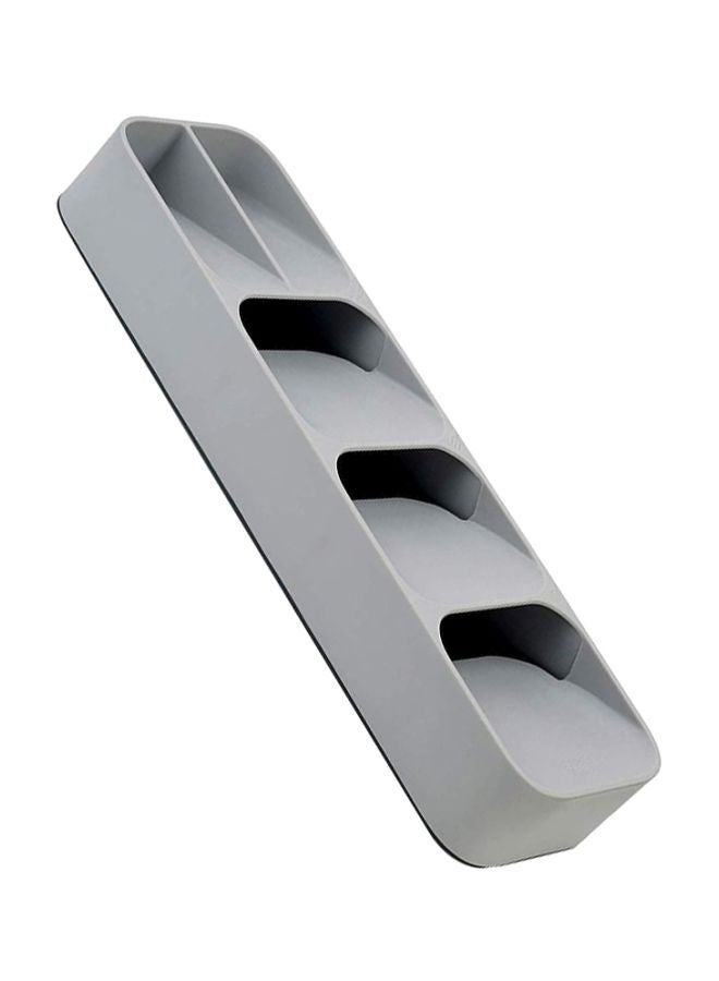 NIBEMINENT Drawer Storage Box Tray Grey 400x150x60mm - Image 1