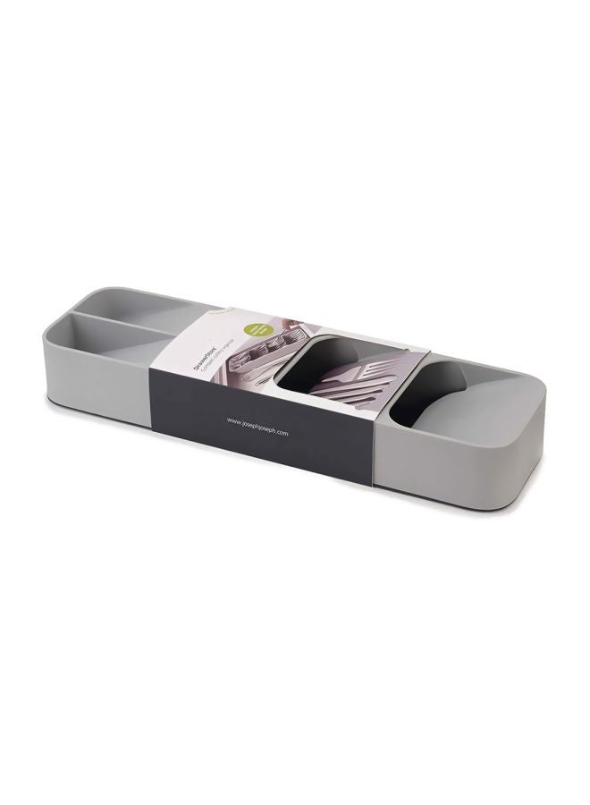 NIBEMINENT Drawer Storage Box Tray Grey 400x150x60mm - Image 2