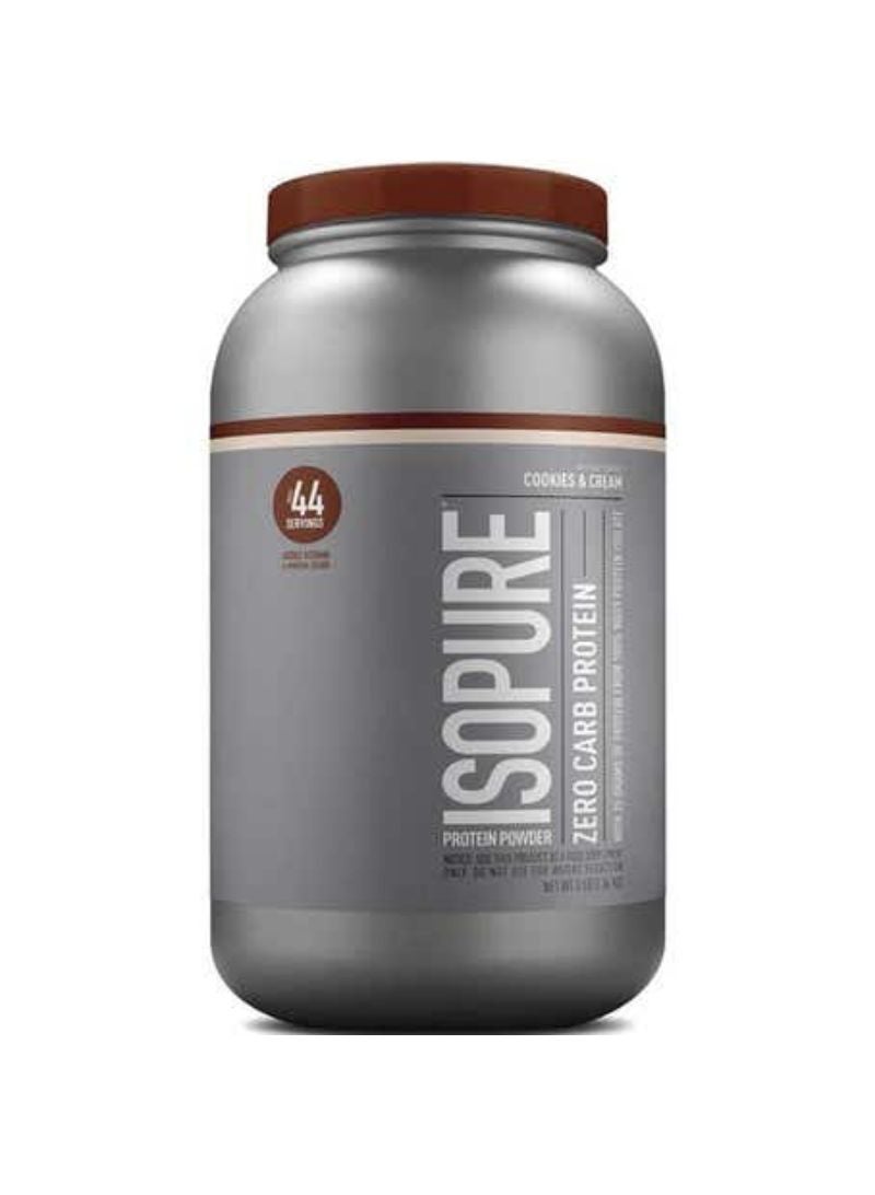 Isopure Isopure Protein Zero Carb 44 Servings Cookies & Cream Powder 1.36 Kg
