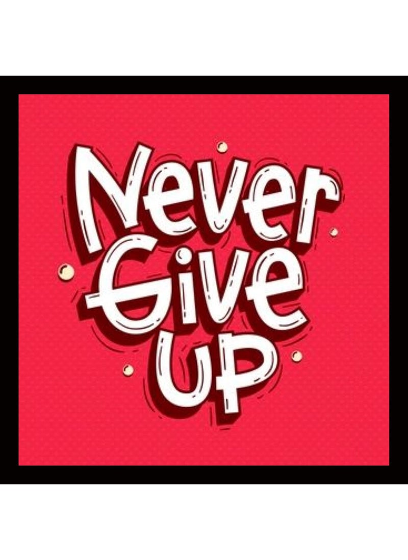 Webelkart - Webelkart Motivational/Inspirational Quote Photo Frame Without Glass, for Wall, Office, Study Room Decoration (Synthetic, 10 x 10 Inches, Multicolour) - Image 1