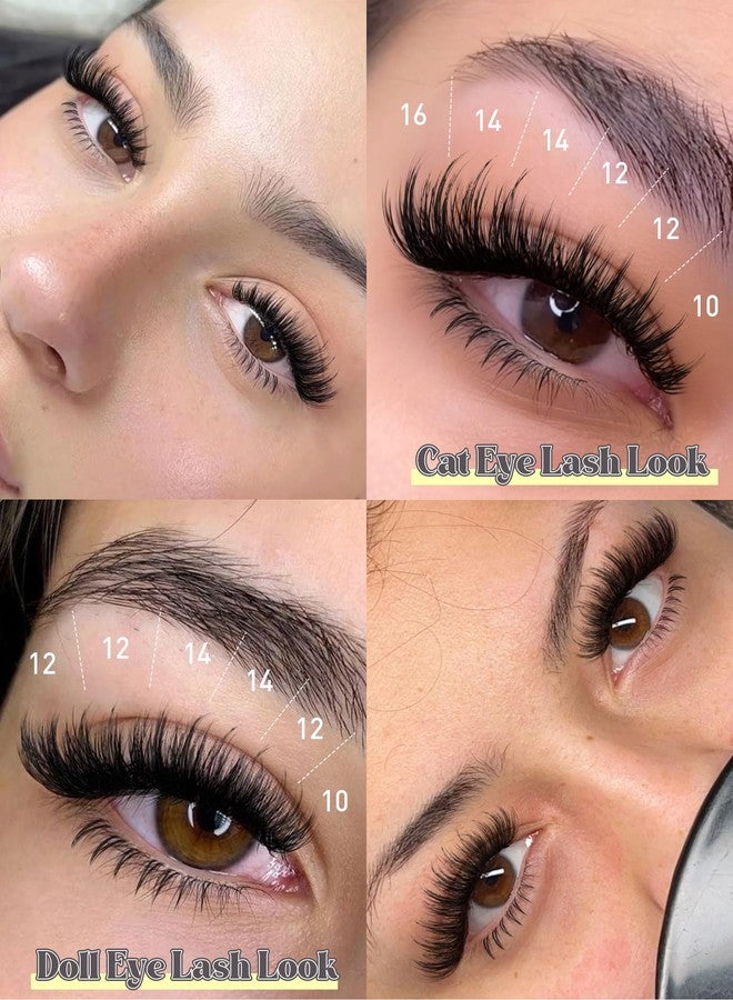 Boahankuke Wispy Lash Clusters with Bottom Lashes 10-18mm Volume Eyelash Clusters CD Curl DIY Cluster Eyelash Extensions Manga Individual Lashes with Thin Band Ultra Lightweight Cluster Lashes for Daily Wear - Image 4