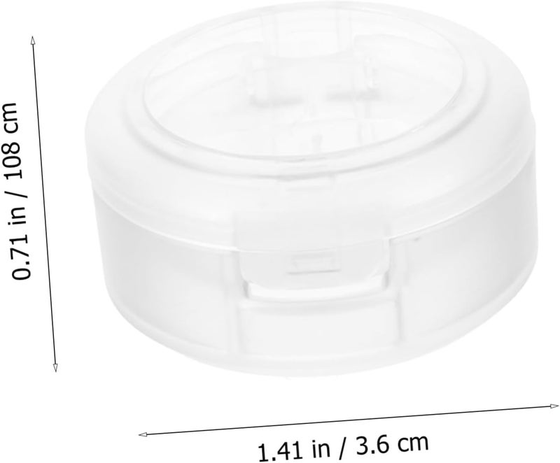 4pcs Empty Plastic Eyeshadow Pans Small Cosmetic Containers for Lip Balm and Blush Durable Makeup Accessories for Women Convenient Travel-friendly Design - Image 5