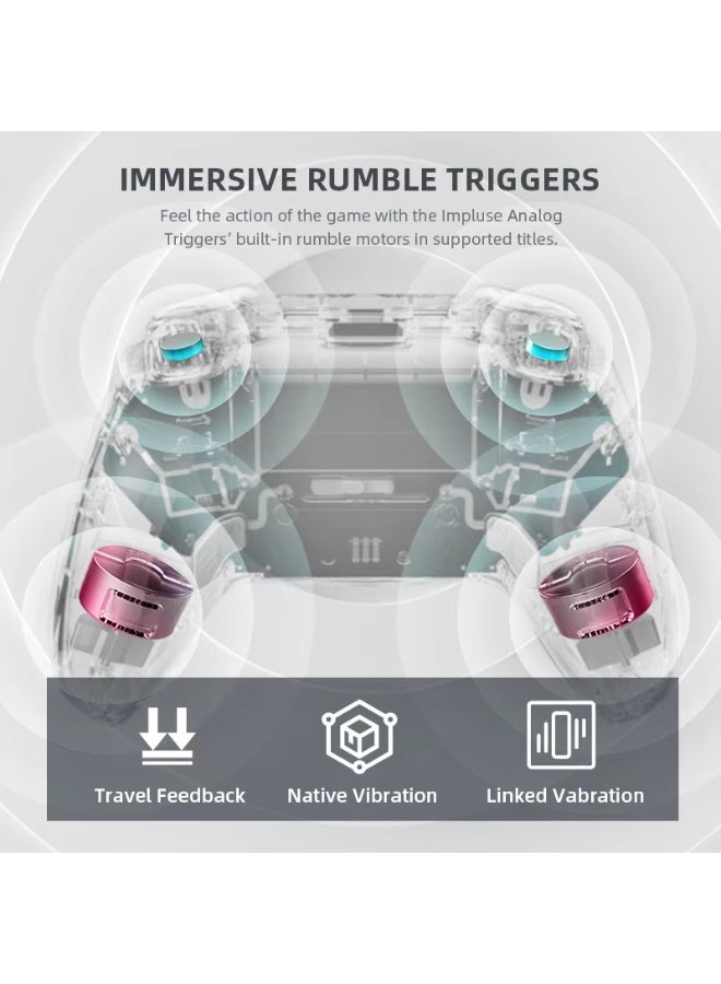 MACHENIKE G5 Pro Max Gaming Controller With Charging Dock RGB Wireless Gamepad Hall Effect Joystick Trigger For Switch PC Phone - Image 5