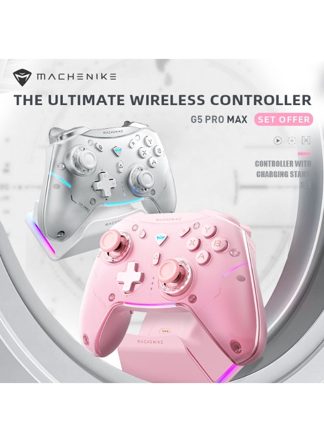 MACHENIKE G5 Pro Max Gaming Controller With Charging Dock RGB Wireless Gamepad Hall Effect Joystick Trigger For Switch PC Phone - Image 2