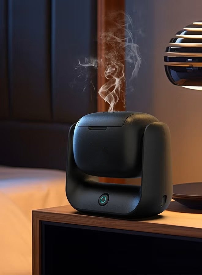 Denx Censer Modern Rotatable Incense Burner, 1500 mAh Battery Capacity, Type-C Charging Port, 2 Minutes Single Burning, 90° Rotation, LED IndicatorRotatable Incense Burner, 1500 mAh Battery Capacity, Type-C Charging Port, 2 Minutes Single Burning, 90° Rotation, LED Indicator - Image 1