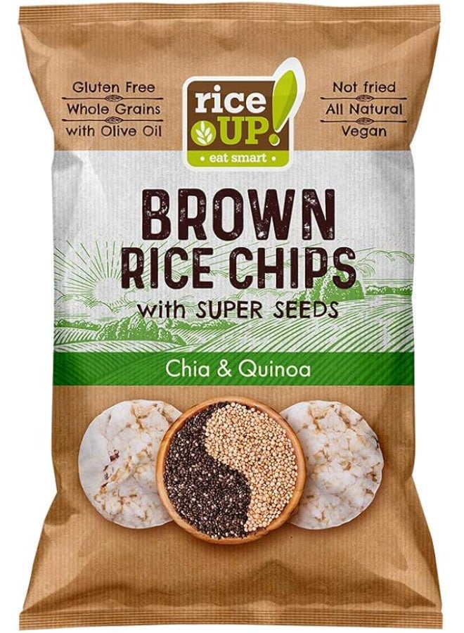 RiceUp! Whole Grain Rice Chips Chia & Quinoa - 60g