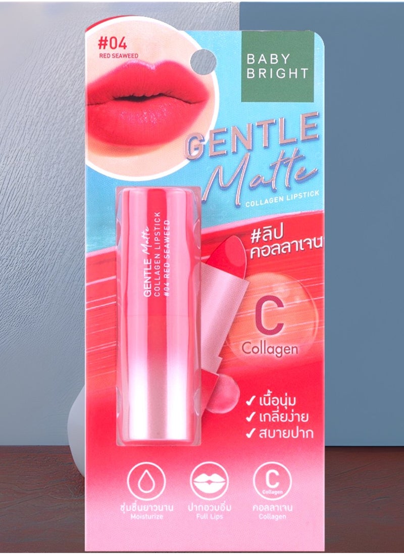 Baby Bright Gentle Matte Collagen Lipstick 04  - Image 1