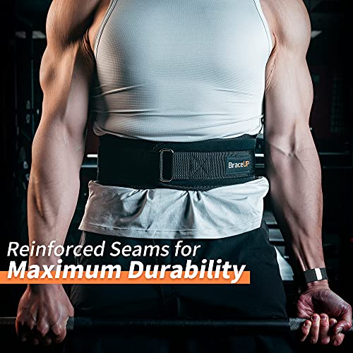 BraceUP Weight Lifting Belt for Men and Women – 4-inch Weightlifting Workout Belt, for Powerlifting, Bodybuilding, Gym Training, and Lifting Back Support (M) - Image 2