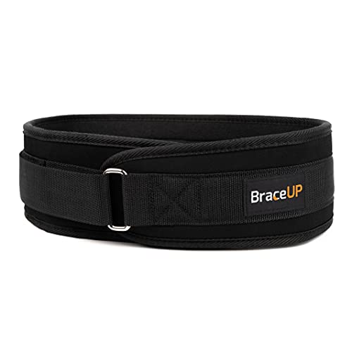 BraceUP Weight Lifting Belt for Men and Women – 4-inch Weightlifting Workout Belt, for Powerlifting, Bodybuilding, Gym Training, and Lifting Back Support (M) - Image 3