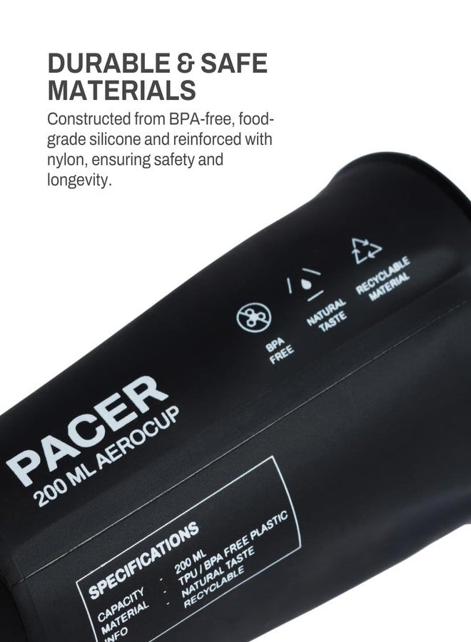 تيجو كوب TEGO Pacer Aero | قابل للطي للجري على الطرق الوعرة | خفيف الوزن 10 غرام | خالٍ من مادة BPA | سعة 200 مل | حقيبة ترطيب قابلة لإعادة الاستخدام للجري والمشي لمسافات طويلة والمغامرات الخارجية - Image 3