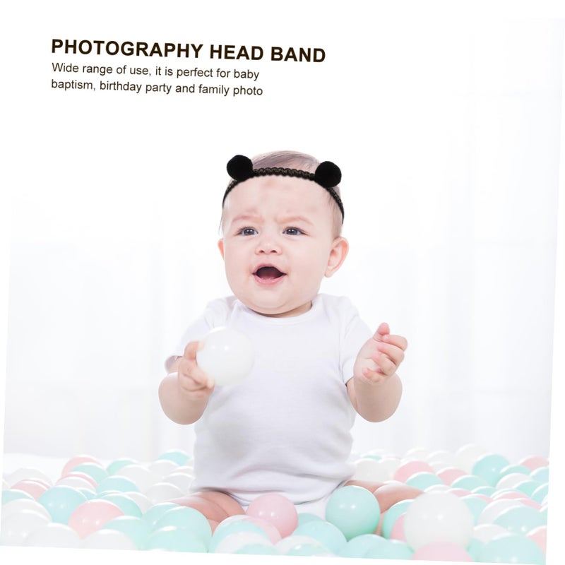 Soft High Elasticity Cloth Hair Bands For Boys Girls 3 Pack Photographic Hair Ornament - Image 5