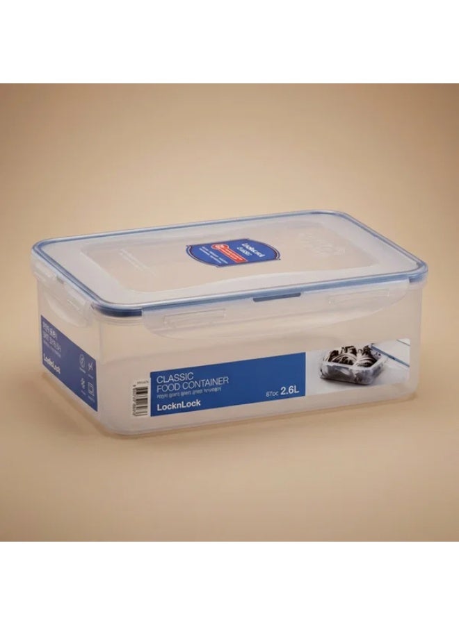 LOCK & LOCK Plastic food storage container, lid, 24.8 x 18 x 9.3 cm - Clear - Image 1