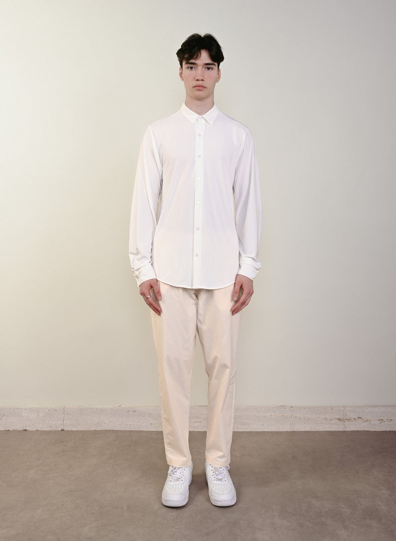 Marrakech Long Sleeves Casual Shirt For Men - White - Image 3