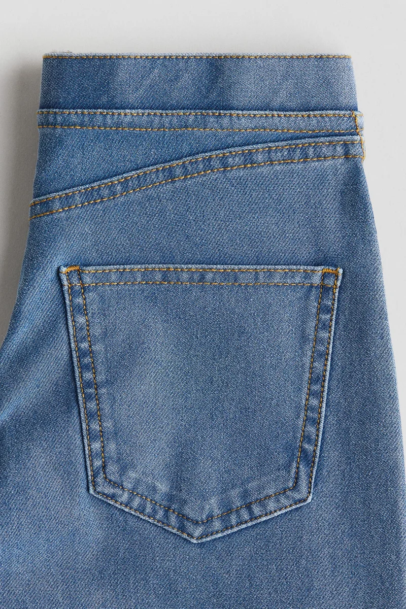 H&M Wide denim-look trousers